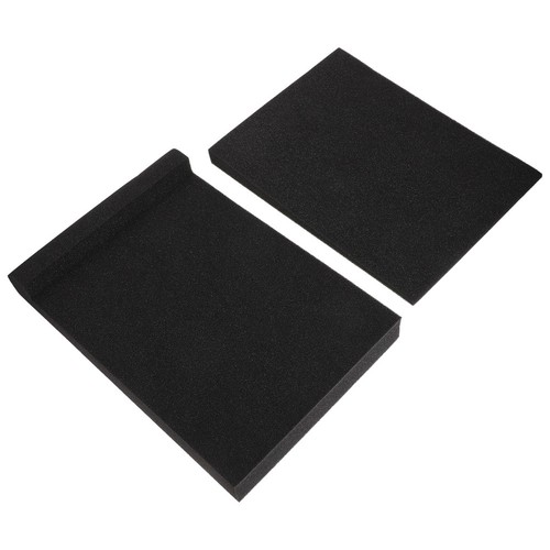 2pcs black speaker isolation - 2pcs,