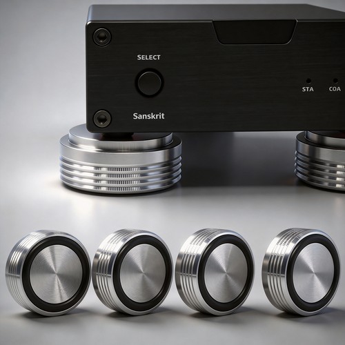 4pcs aluminum alloy speaker - 4pcs,